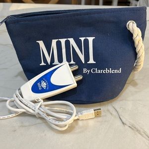 Clareblend Mini Microcurrent Facial System with travel bag & manual